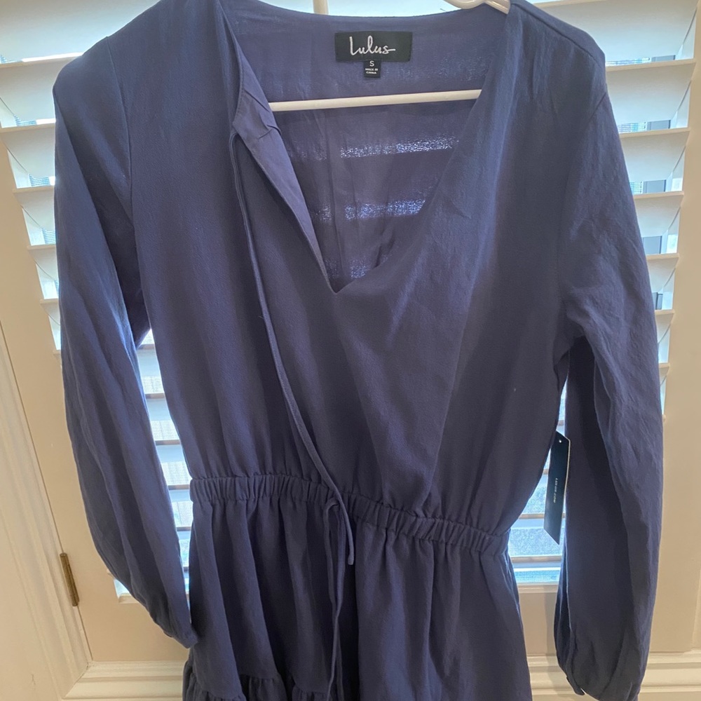 Lulus blue dress